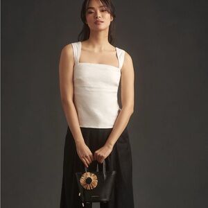 Anthropologie Pilcro Cream Women's Tank Top